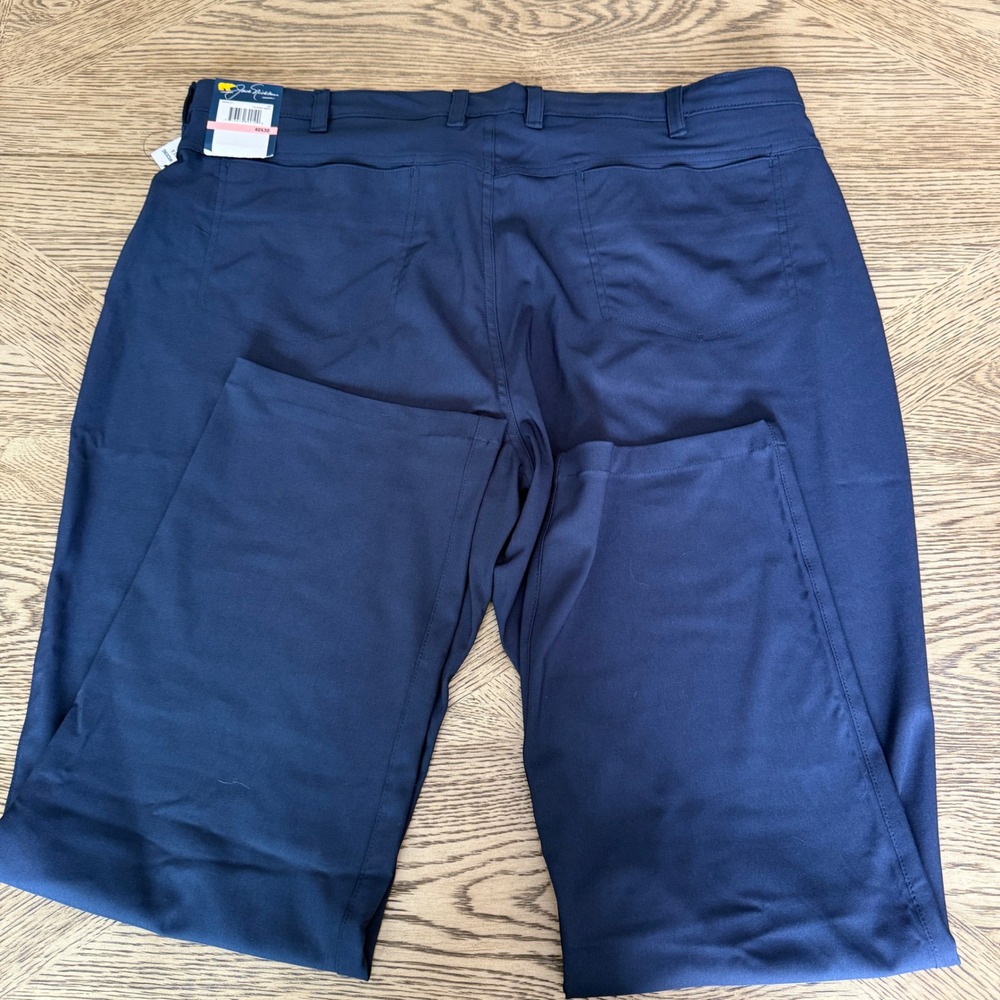 Jack Nicklaus Men Golf Pants Navy Blue Stretch Moisture Wicking UPF 50 40x30 NEW - Picture 4 of 10